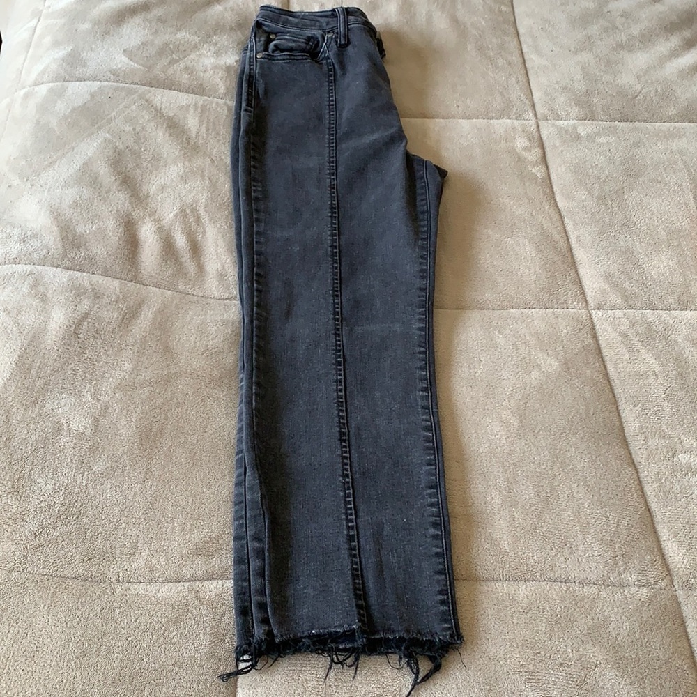 Dark black jeans